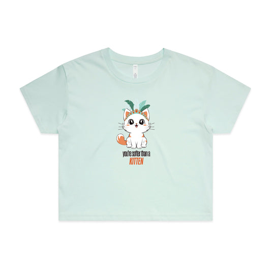Softer Than a Kitten Crop Tee