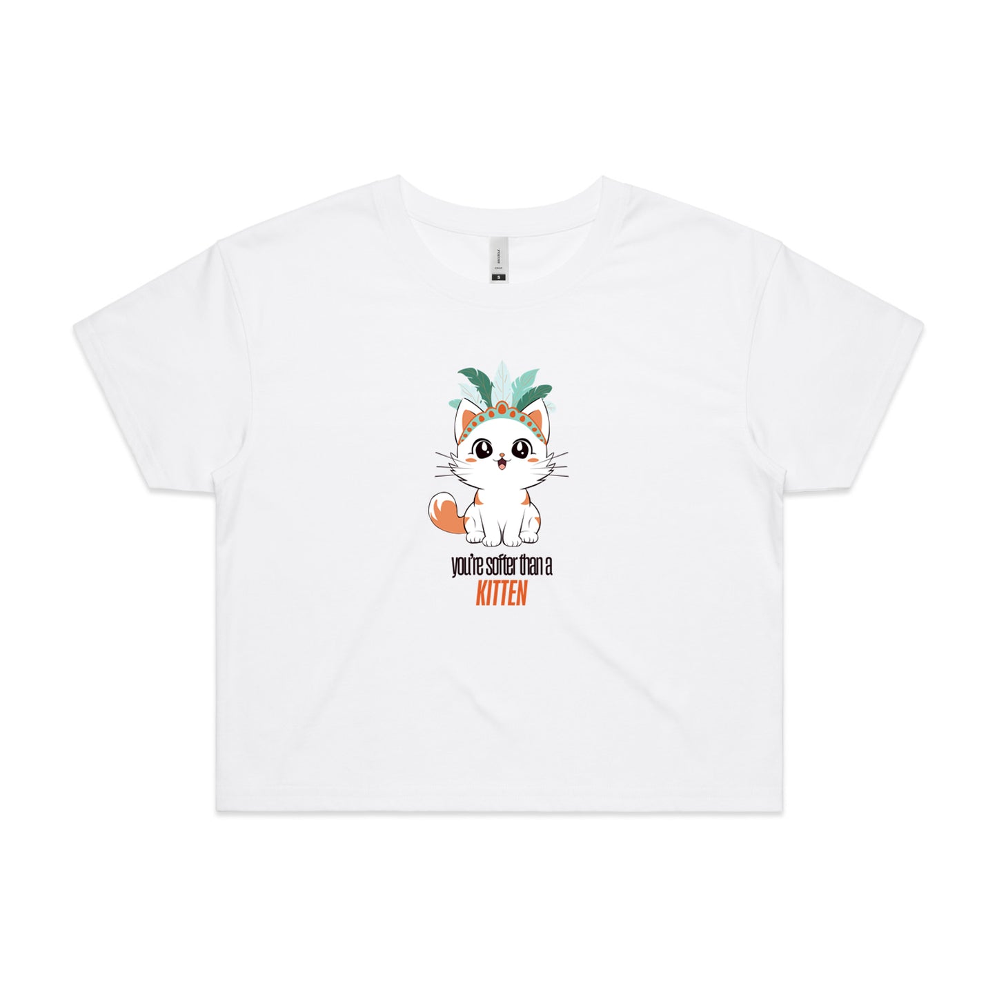 Softer Than a Kitten Crop Tee