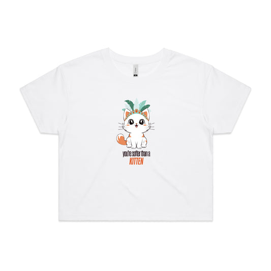 Softer Than a Kitten Crop Tee